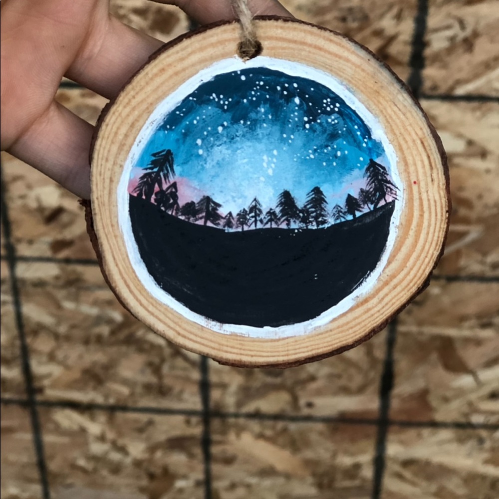 DIY Hanging Wooden Painting